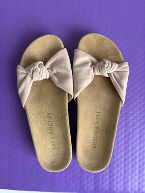 Jack Rogers Blush Knot Slide Sandals